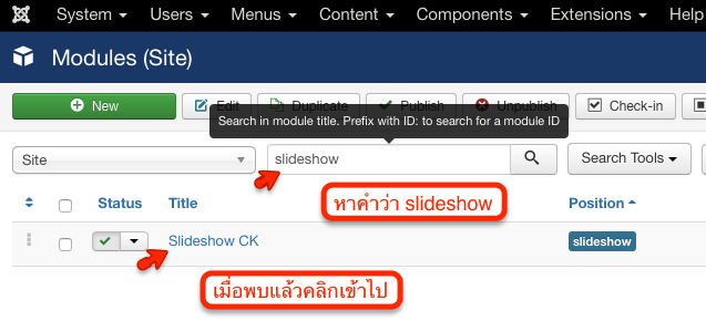 รูปแรกเข้าไปที่module